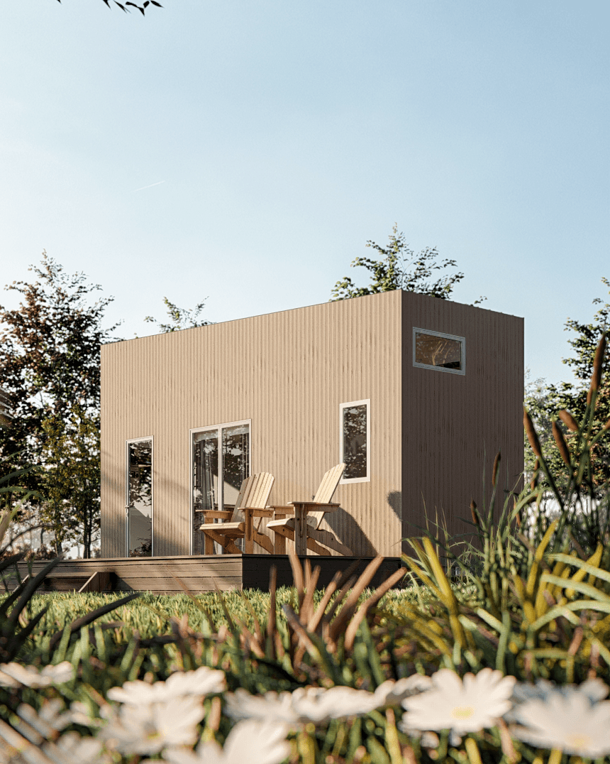 Double Trouble 7m/24ft low budget tiny house