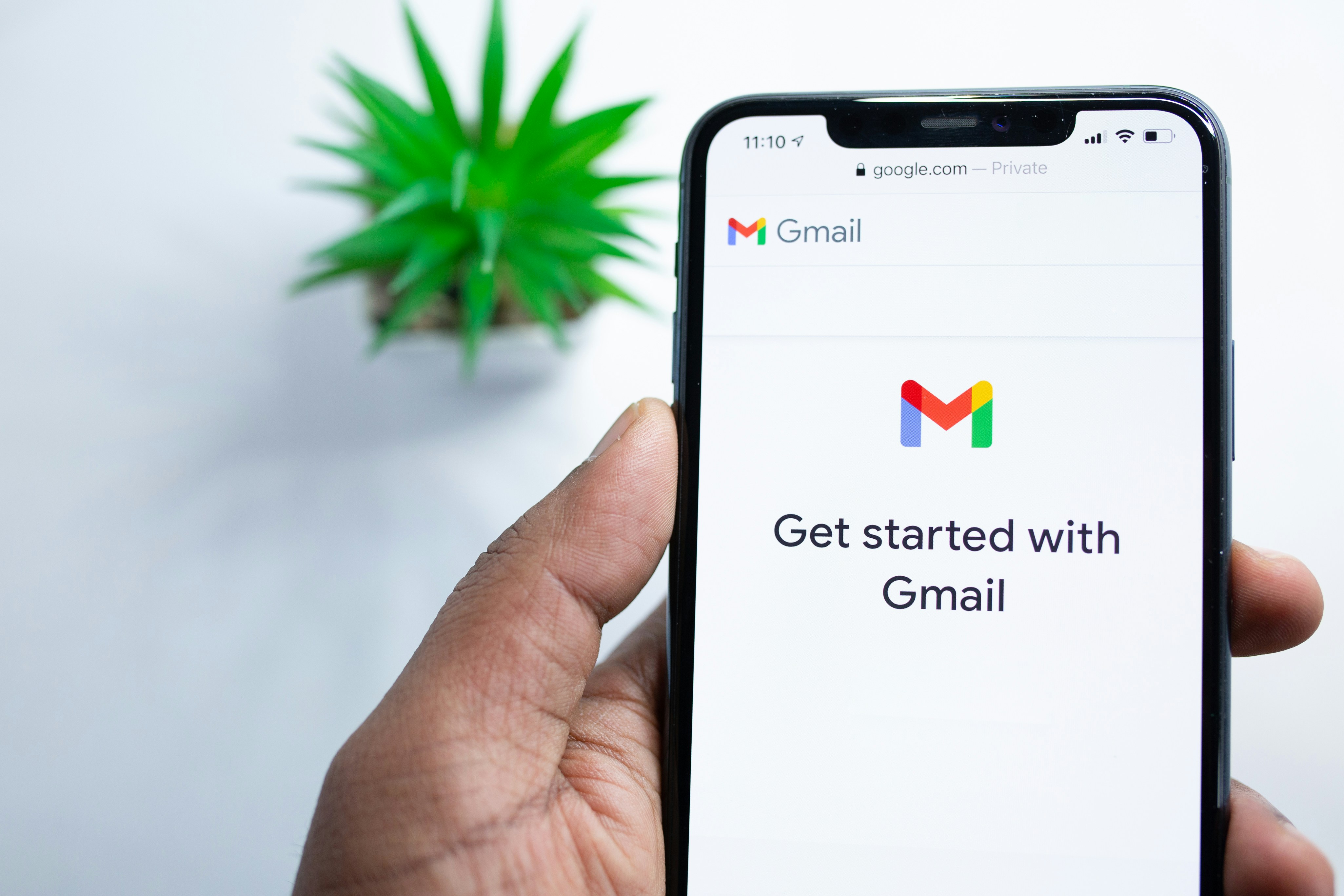 gmail is opened on a mobile - How To Delete Old Emails In Gmail