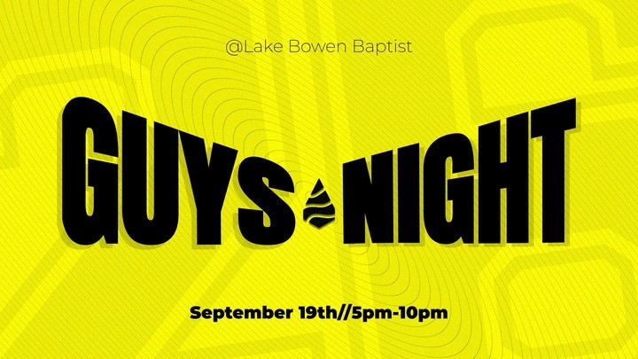 Guys Night Event