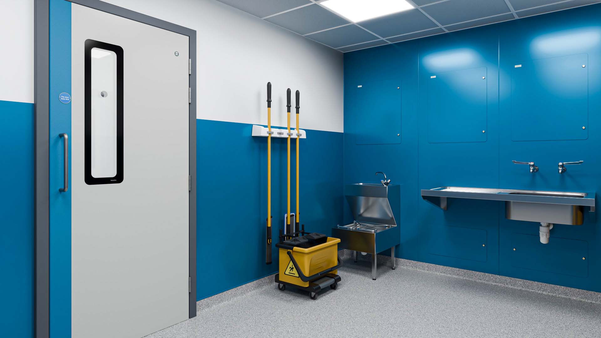 Monsoon utility & sluice integrated plumbing system 