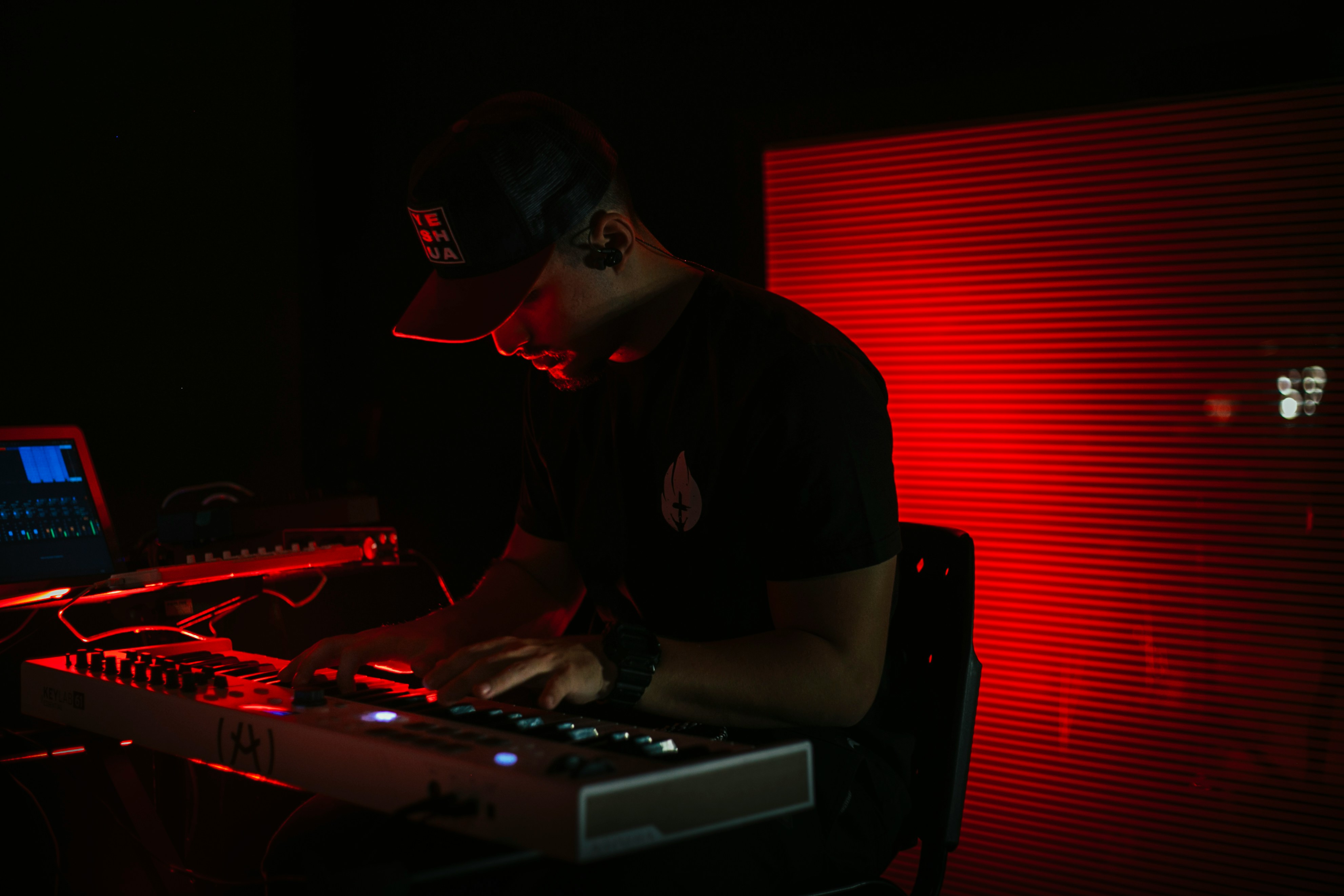 man in his little studio - Music Production Steps 
