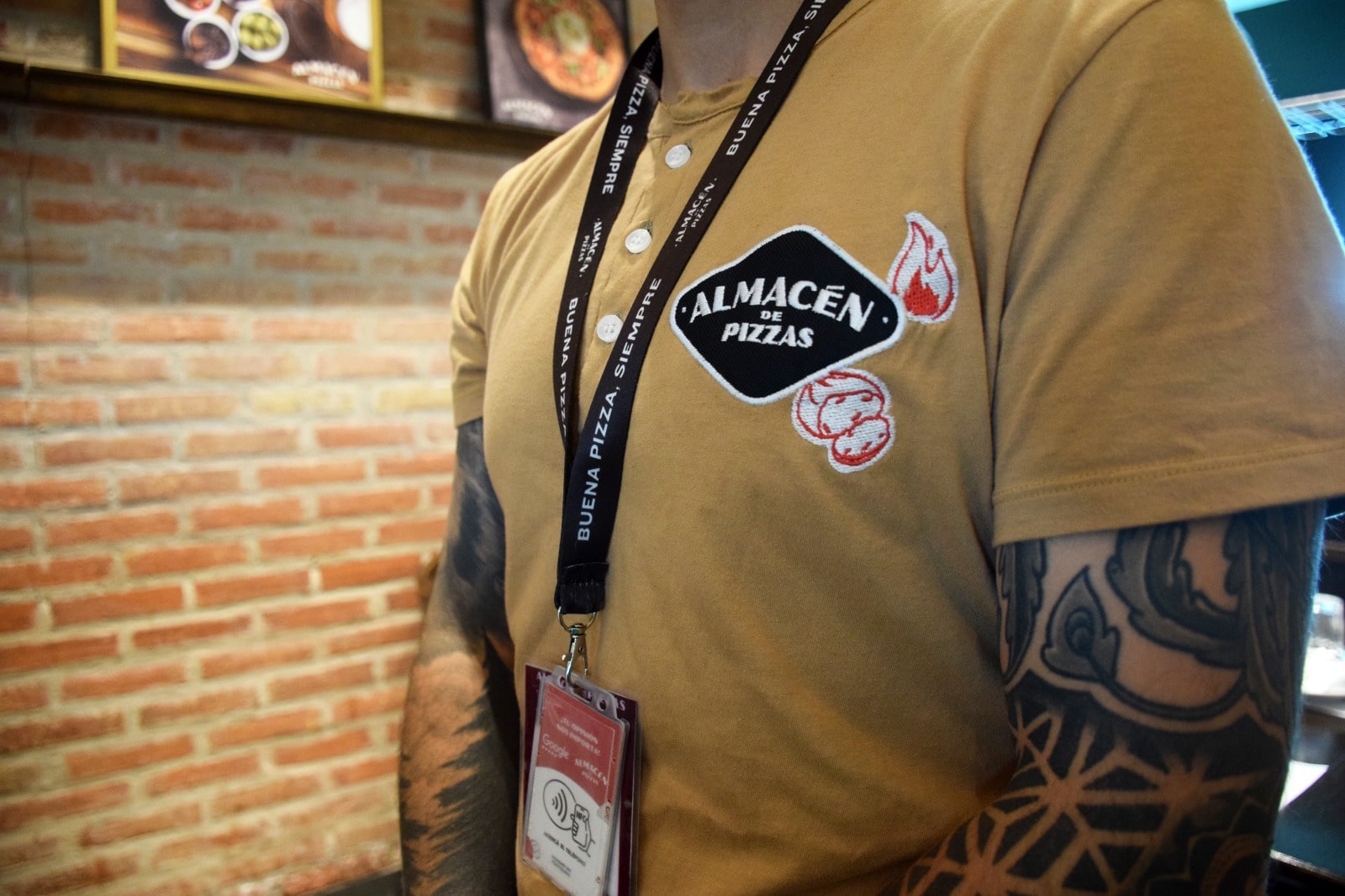 Uniforme Almacén de Pizzas