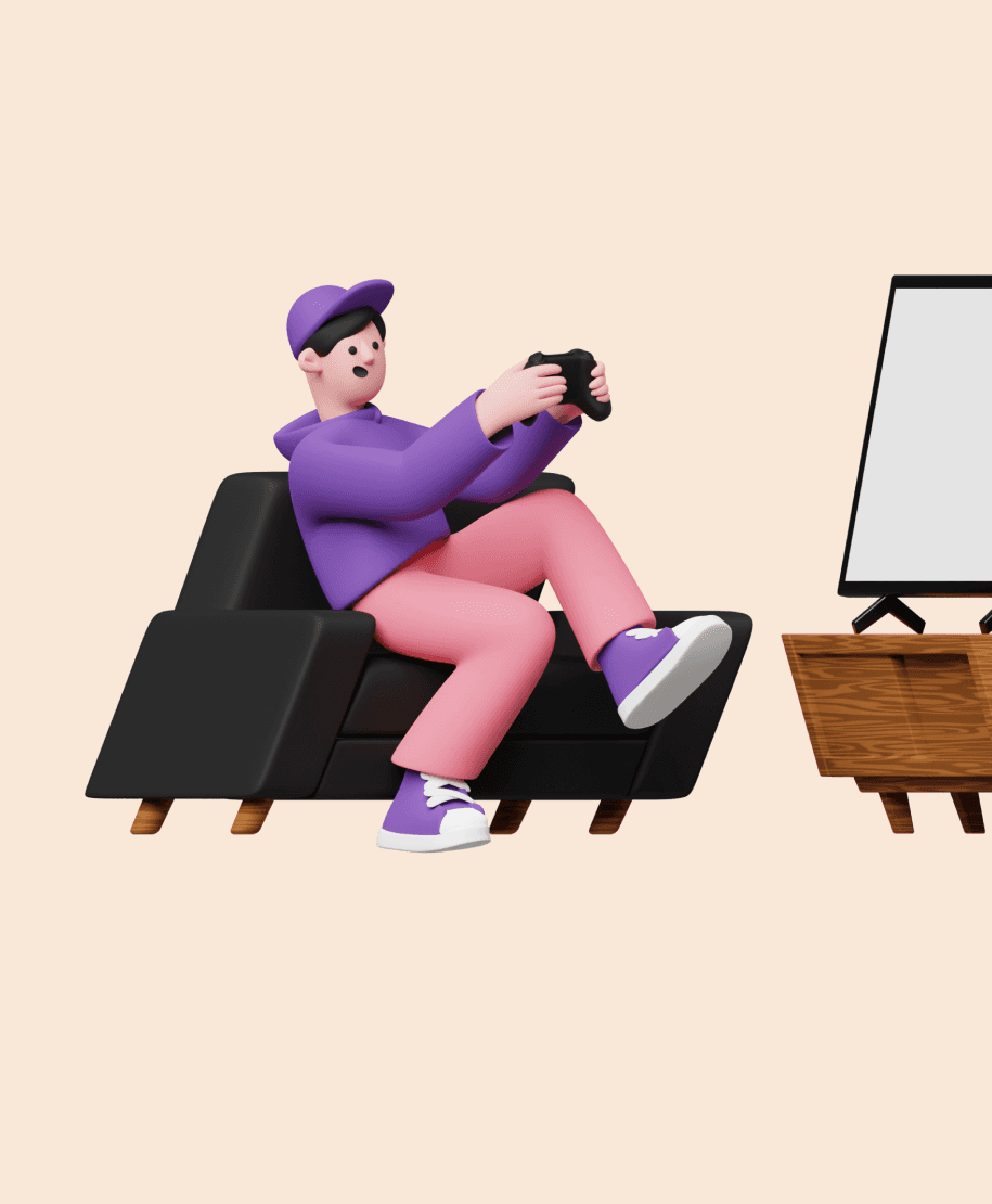 African man talking on phone