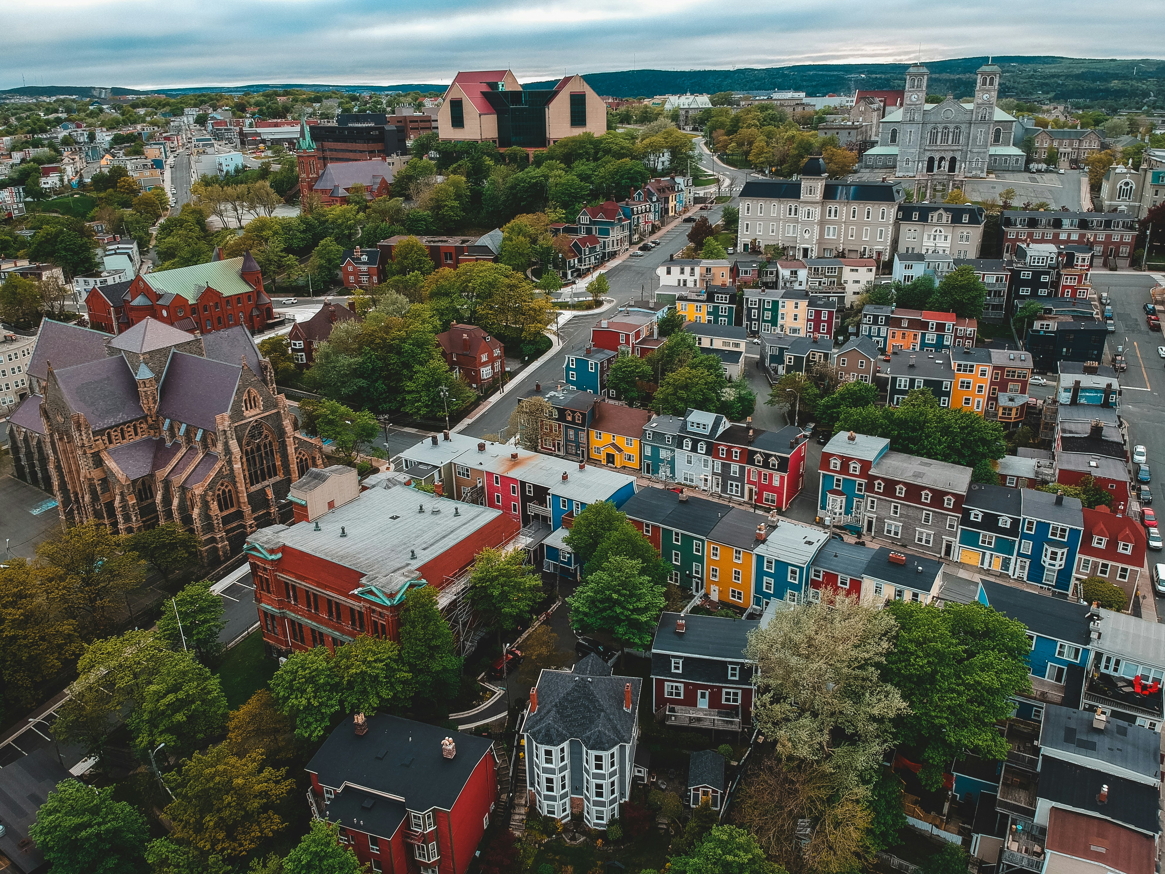 Aerial view of Newfoundland