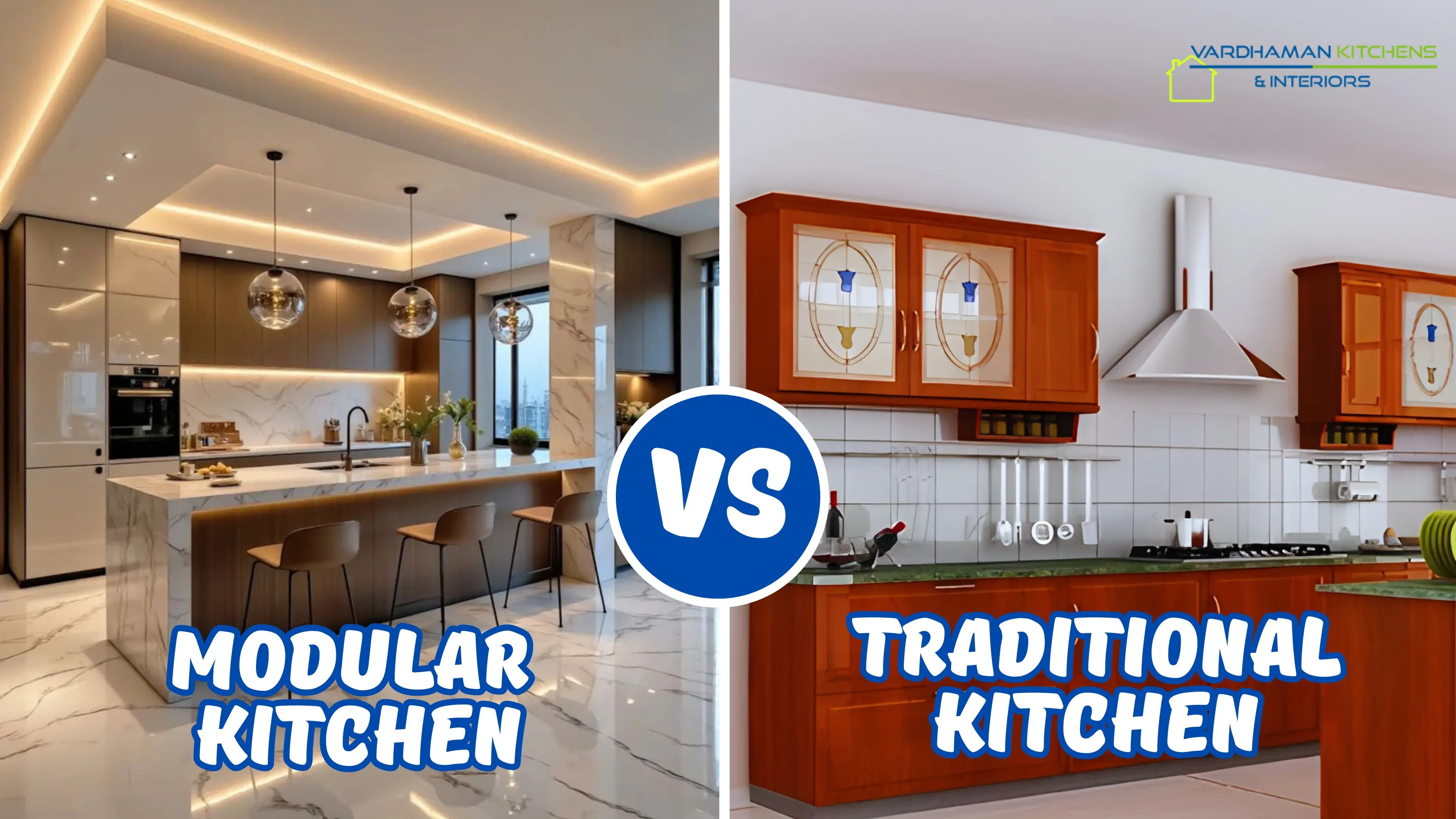 Modular vs. Traditional Kitchens: Expert Comparison by Vardhaman Kitchens Bangalore