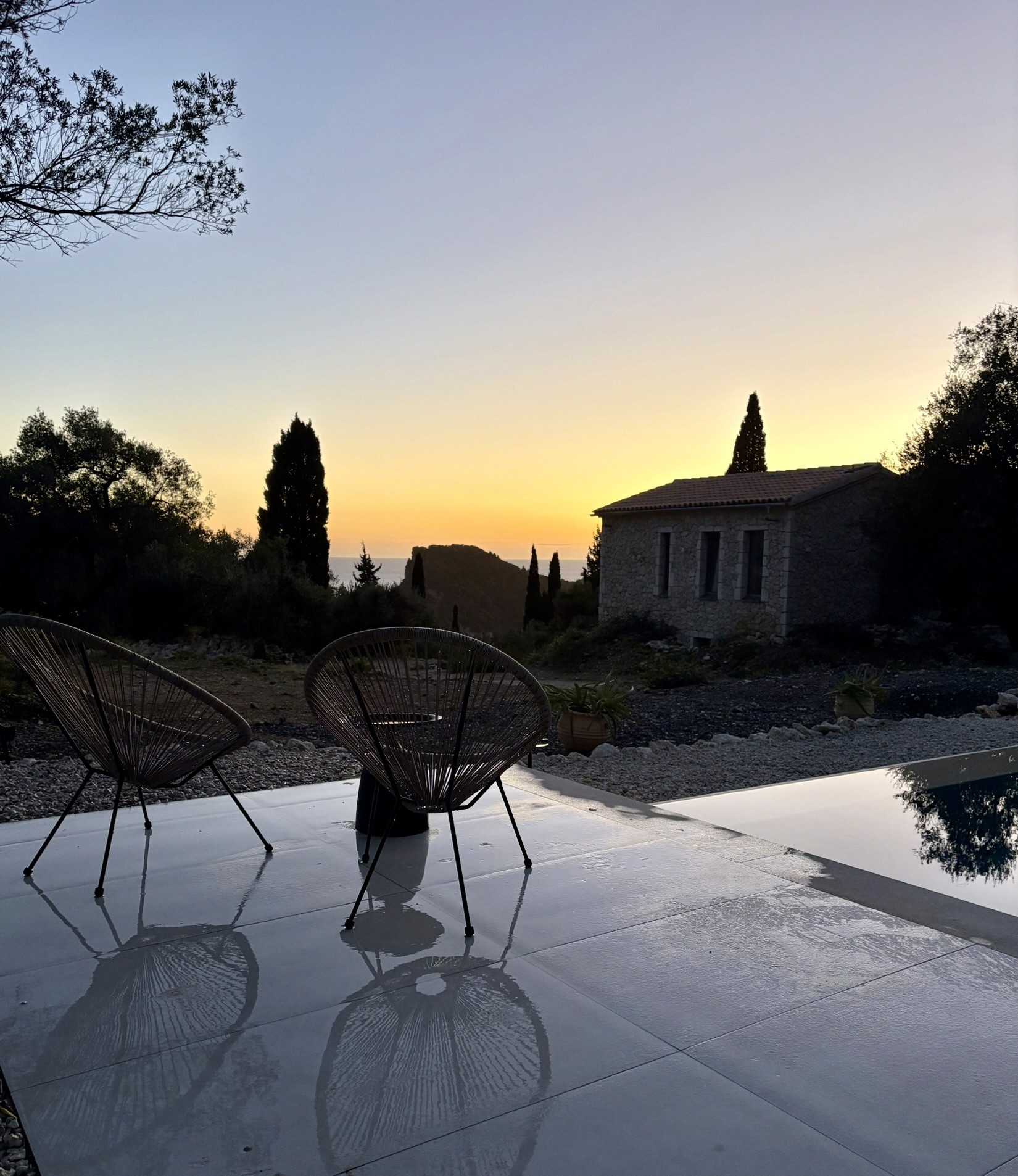 Woman portrait at the balcony