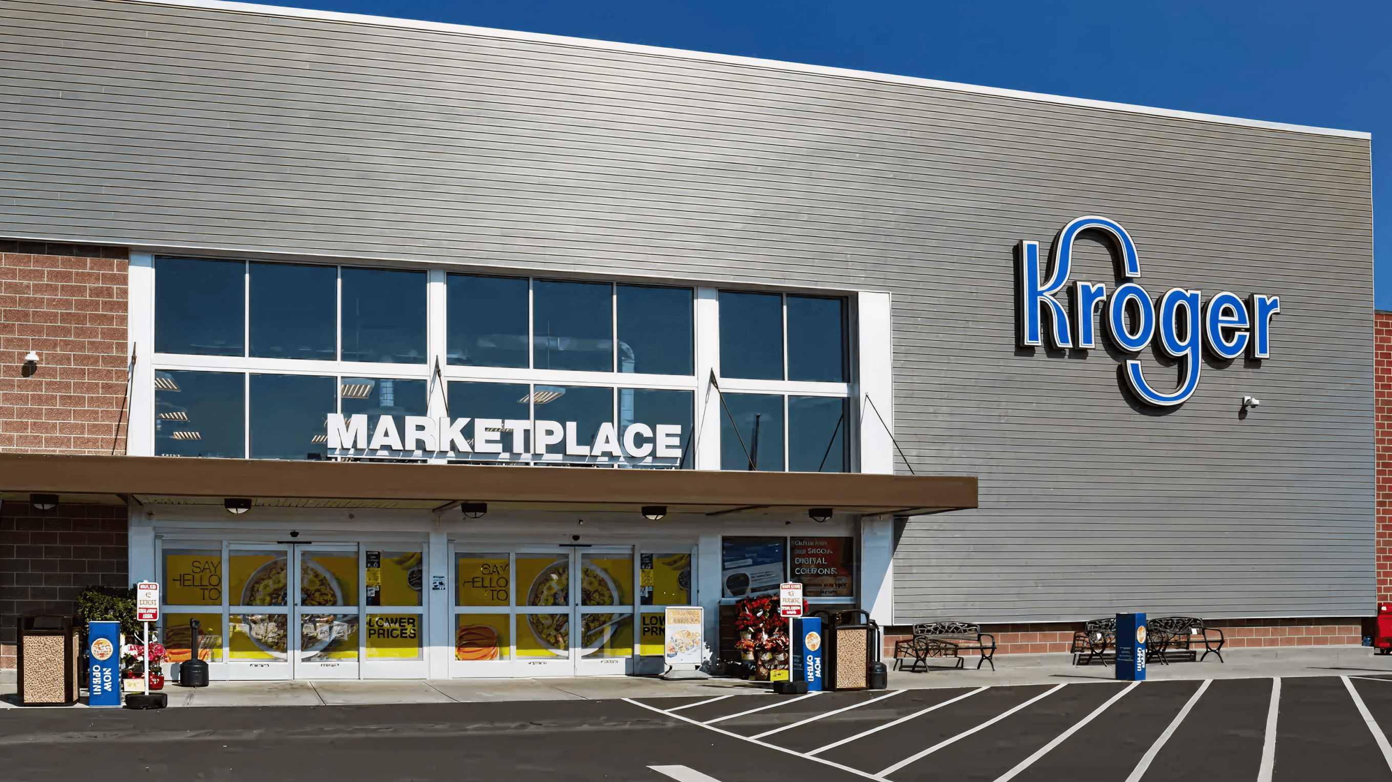 Store front of Kroger