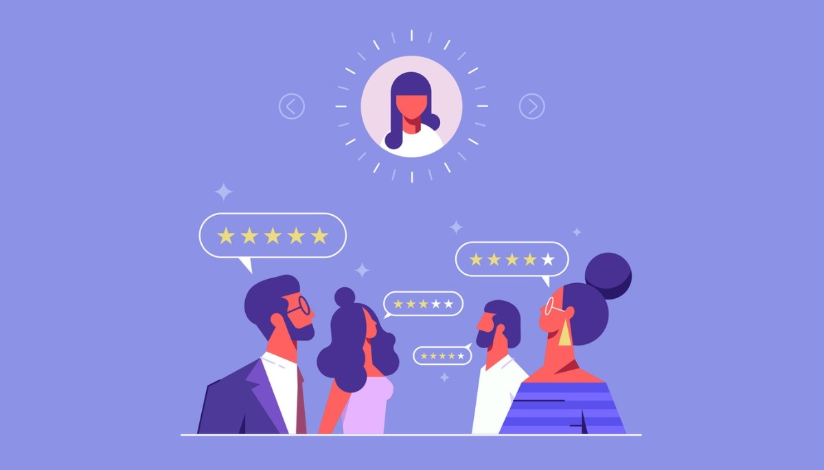 Illustration of two people adjusting interlocking gears within a circular arrow loop, surrounded by charts and checklists.