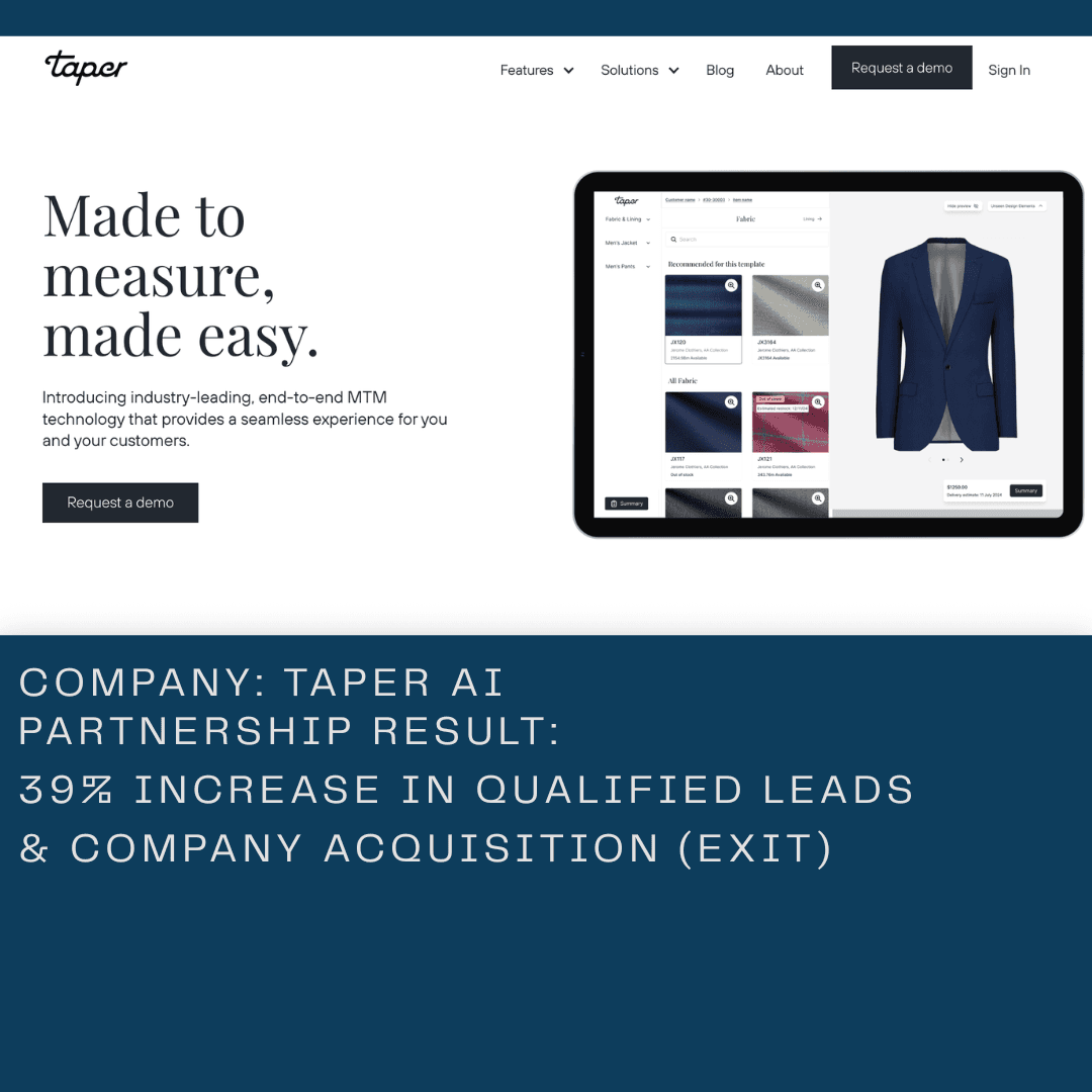 Taper AI B2B Software Case Study