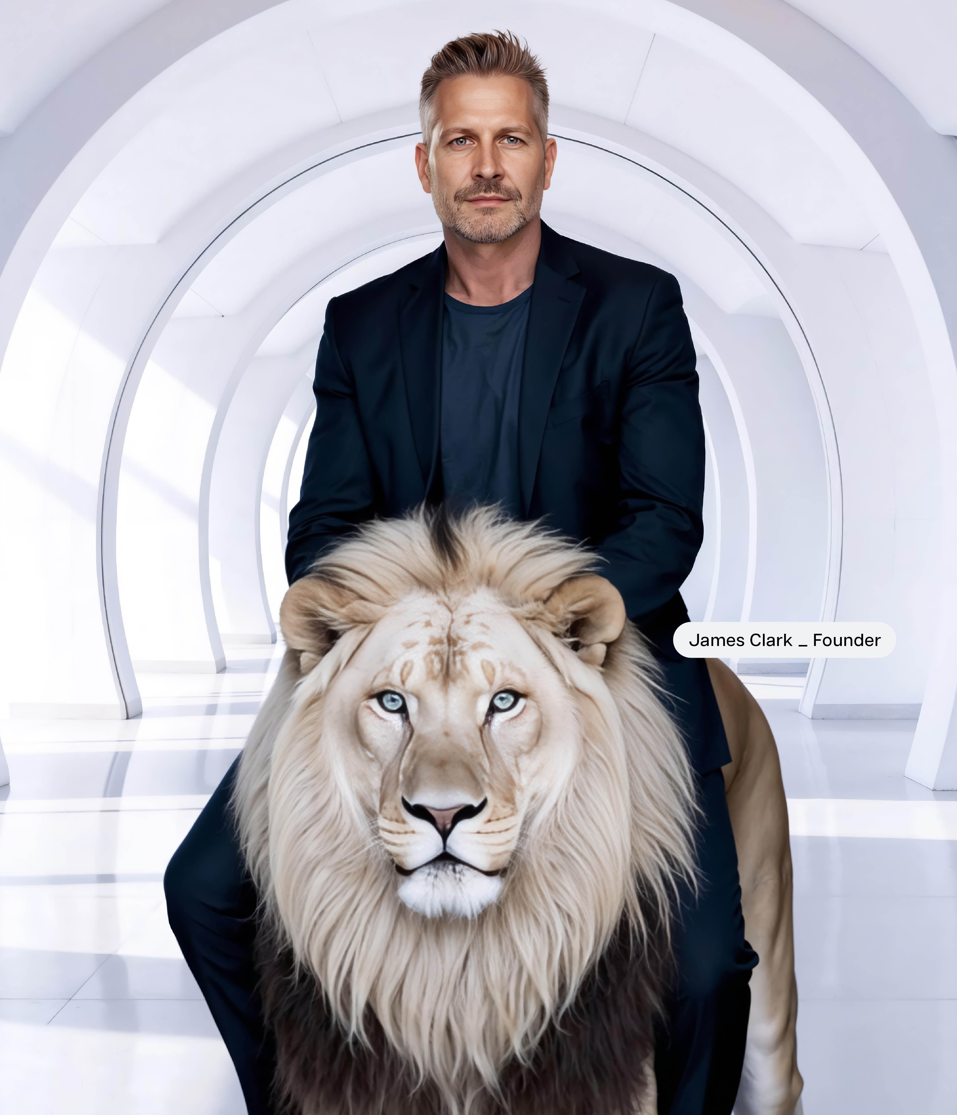 Monochrome product shot: black-capped cosmetic bottle with dynamic water splash on a clean white background.