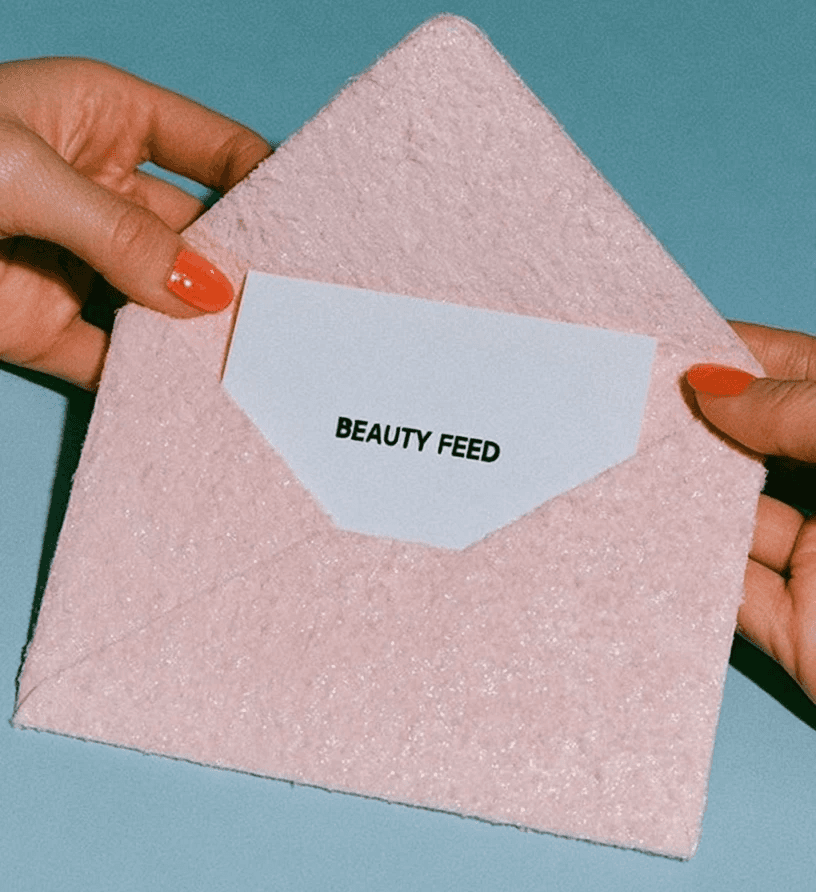 An image of a pink envelope