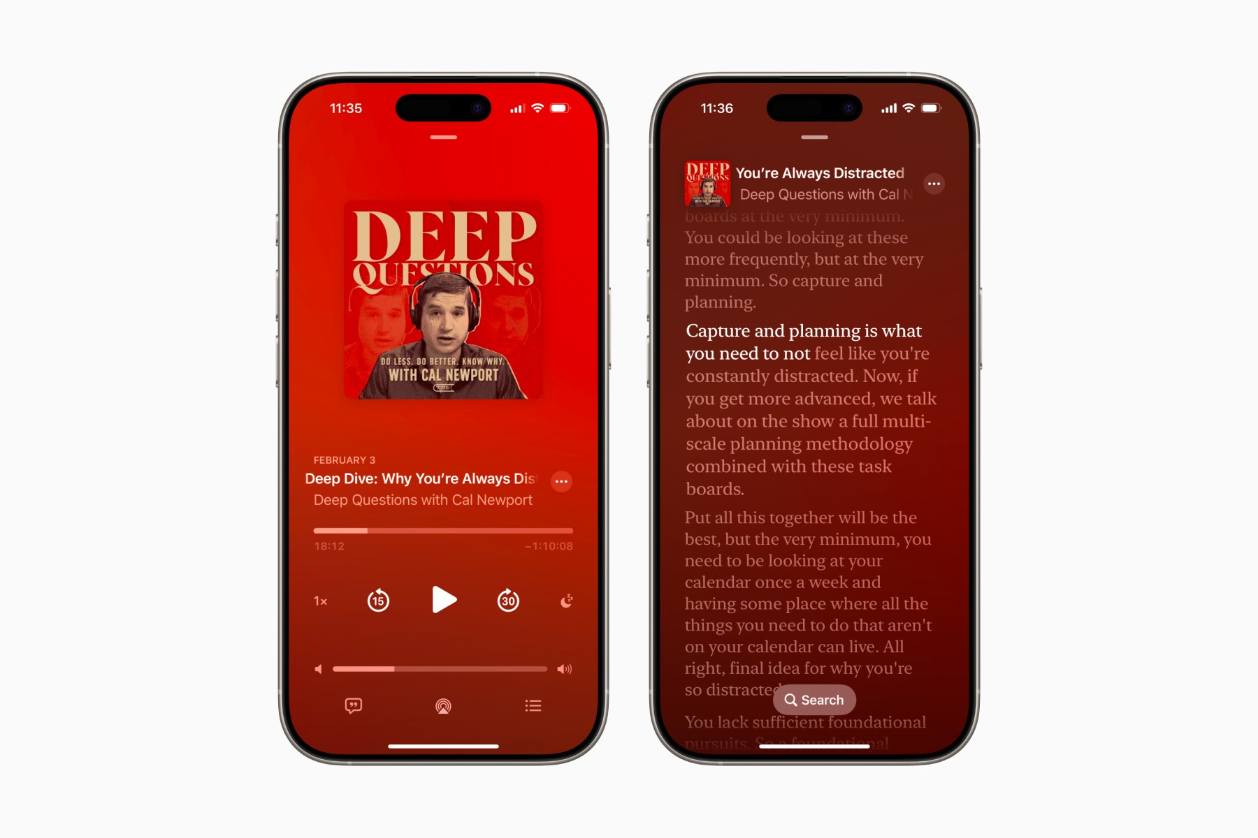 Apple Podcasts app