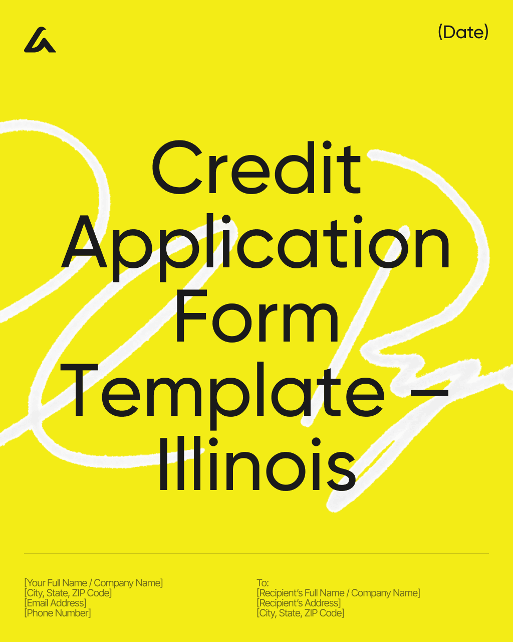 Credit Application Form Template – Illinois