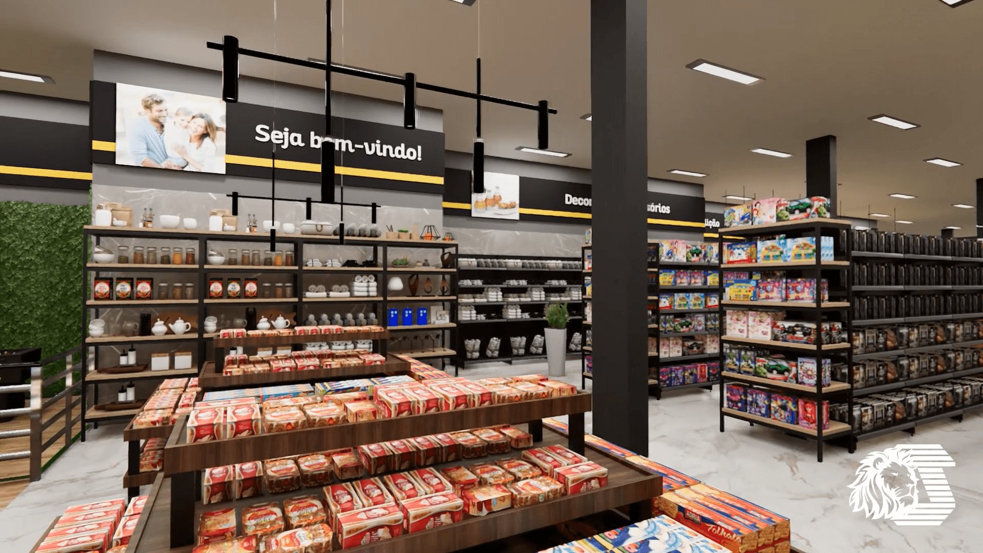 projeto de layout para loja de utilidades