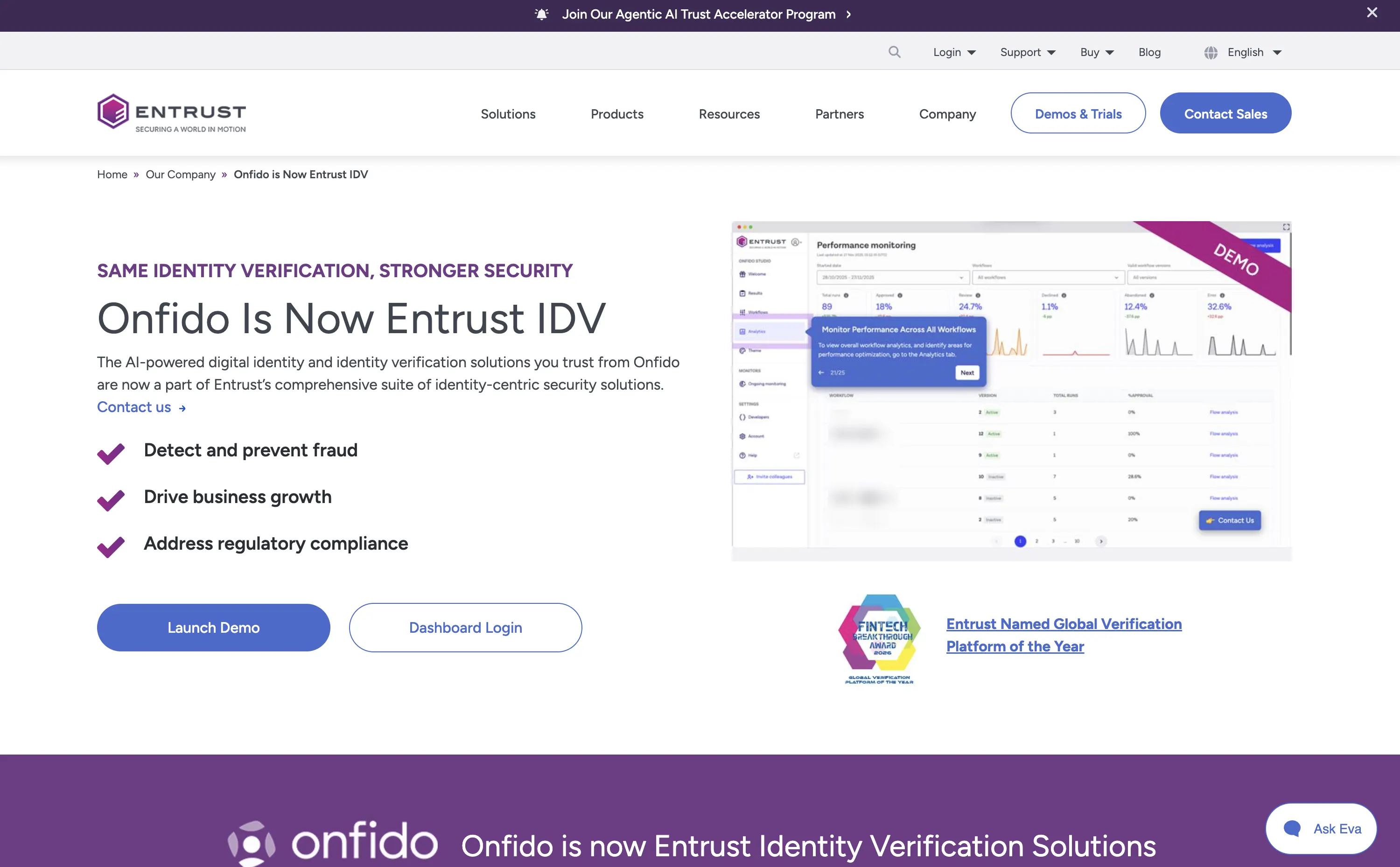 Entrust Homepage