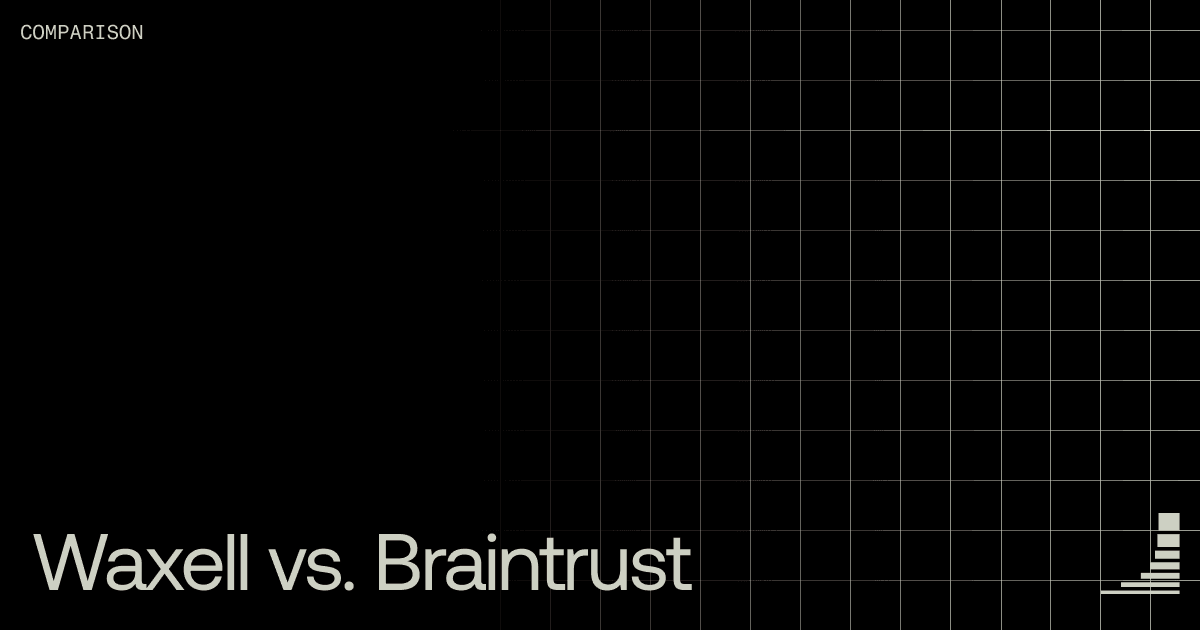 Waxell blog cover: Waxell vs. Braintrust — Runtime Governance vs Evaluation