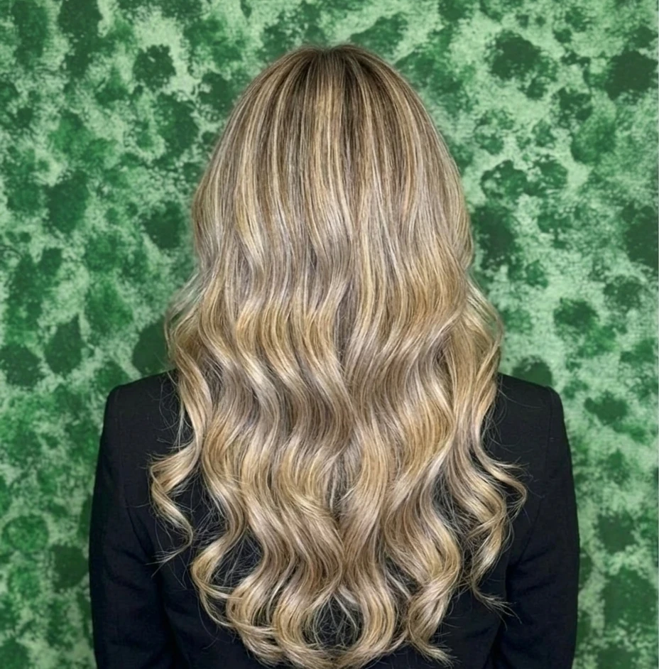 Close-up of smile with clean white teeth