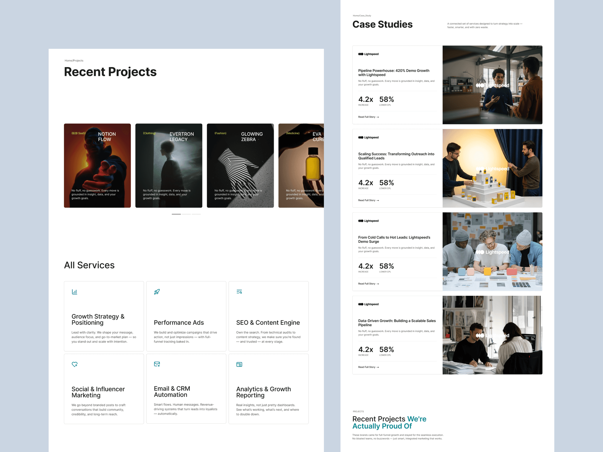 Marketing Agency Website