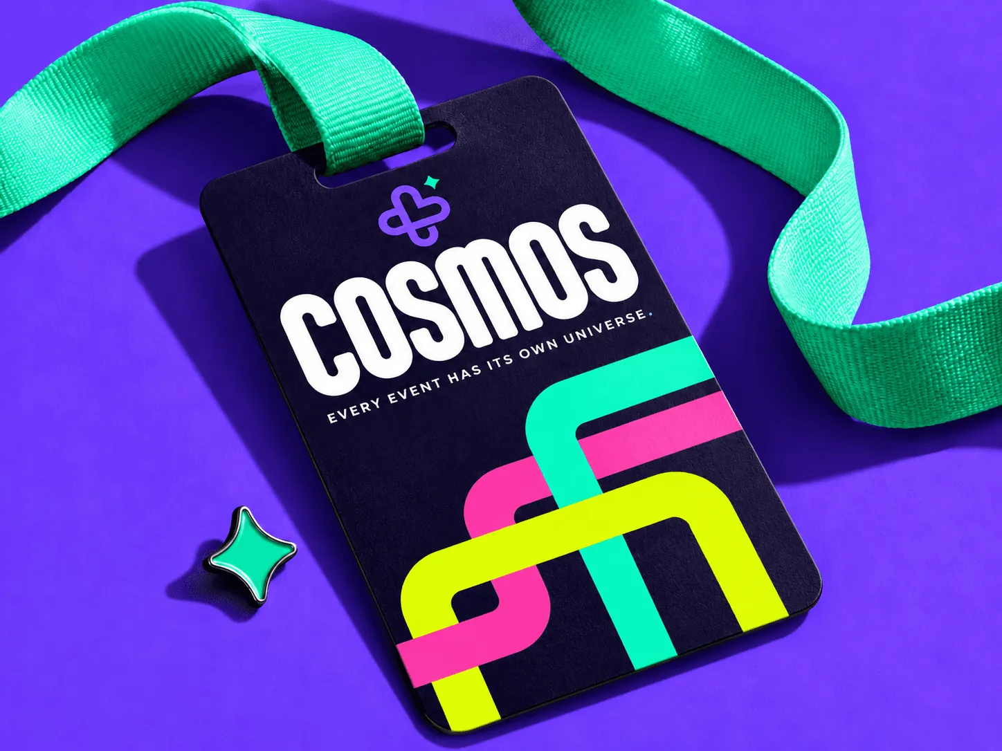 Cosmos Badge Mockup