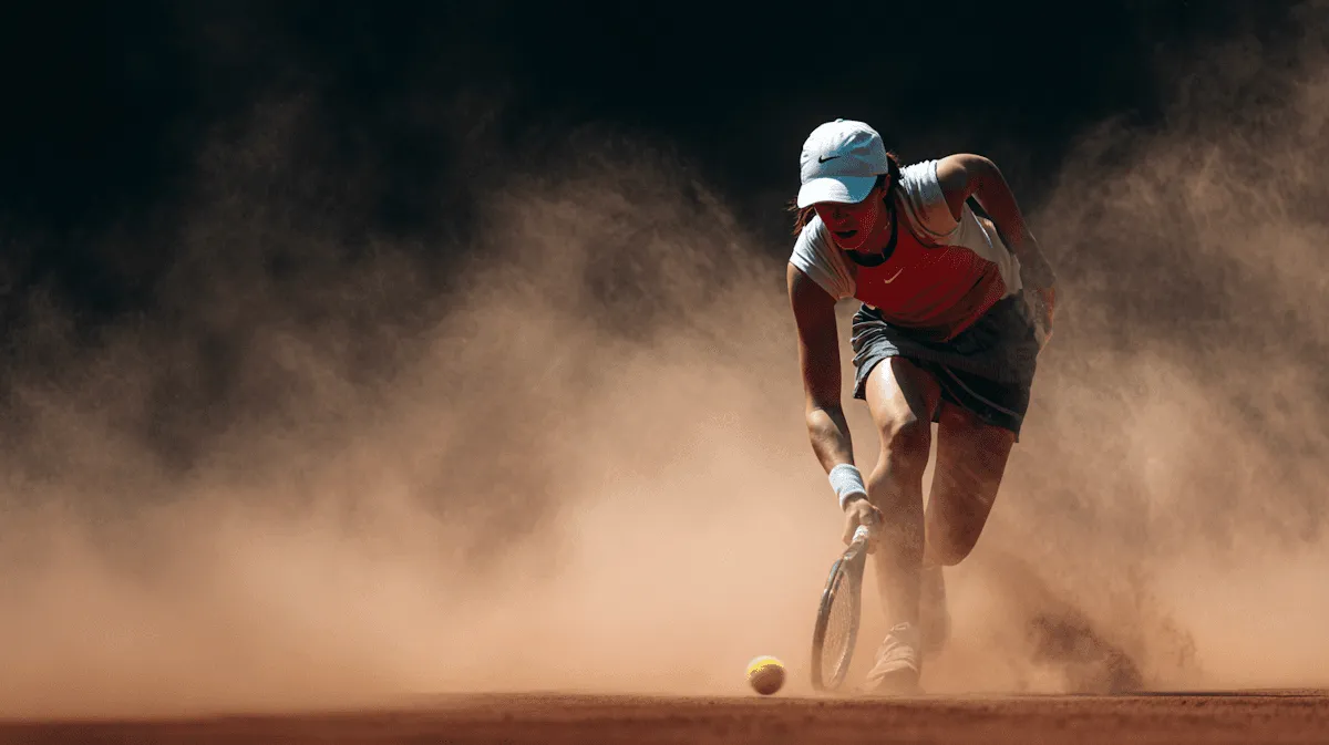 Tennis Action Shot