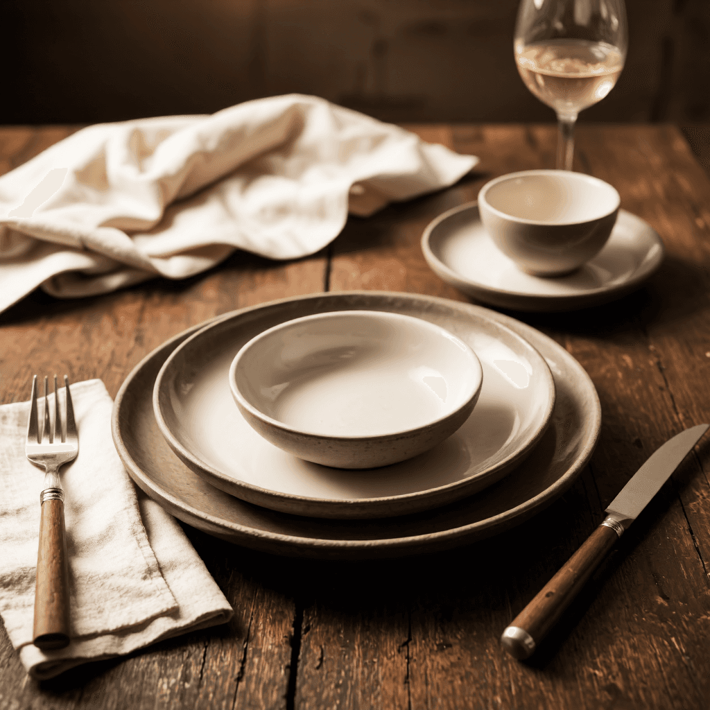 product photography of Gourmet dishware