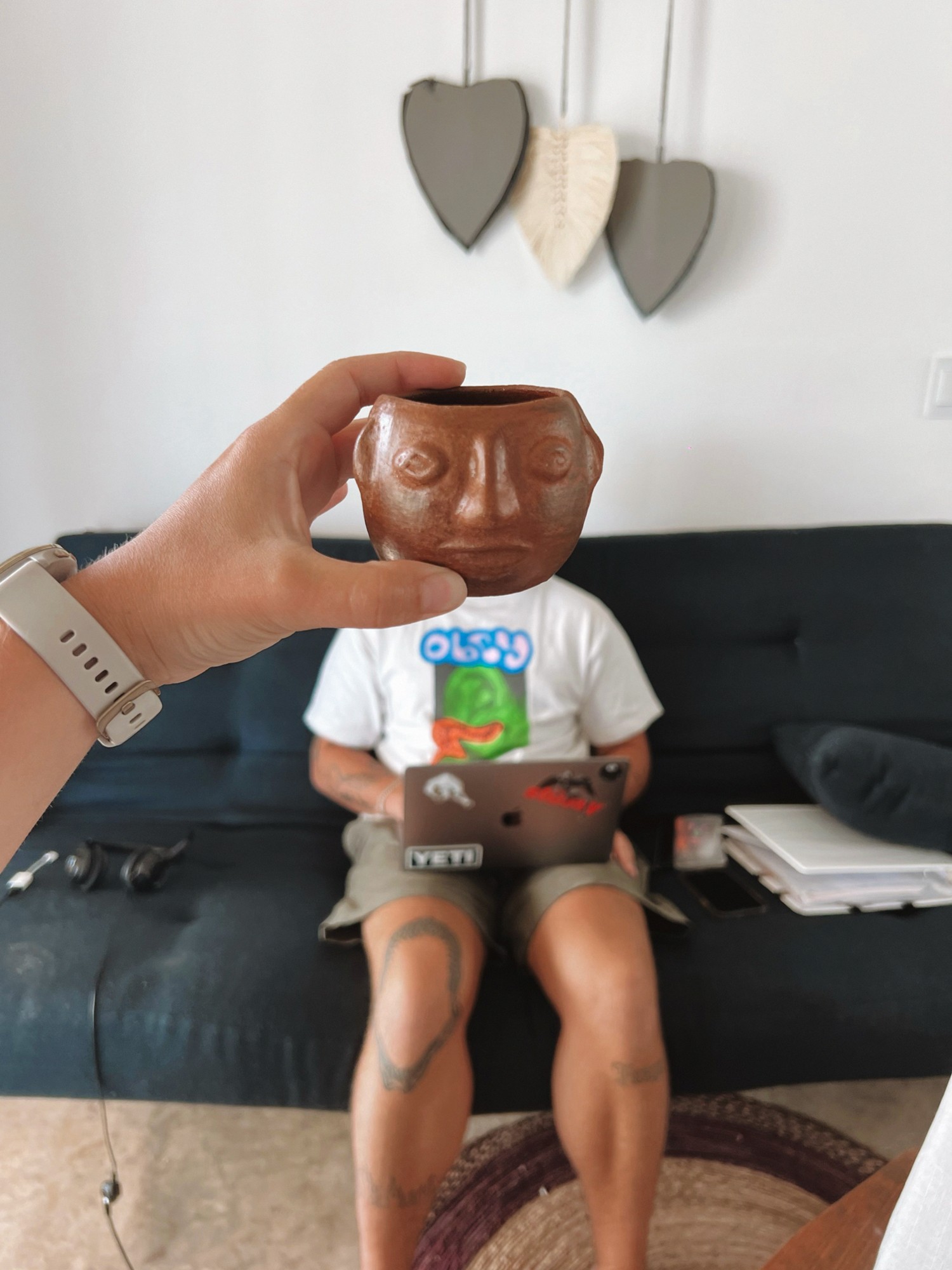 Digital nomad working remotely from Puerto Escondido, Oaxaca, Mexico