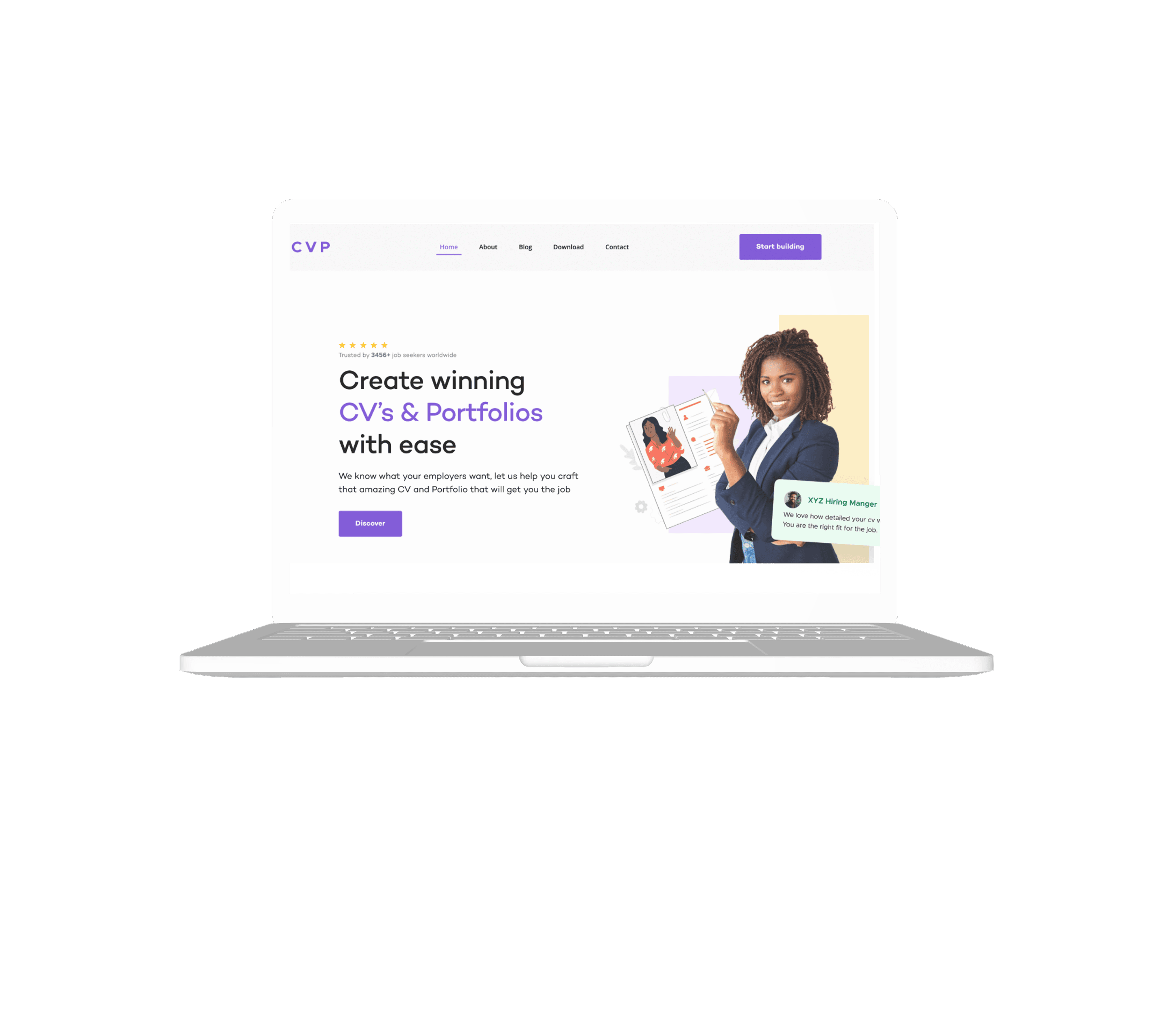 Landing page