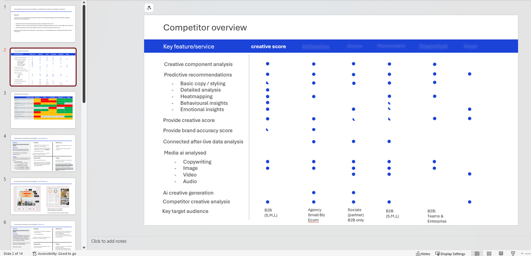 Screenshot of documentation