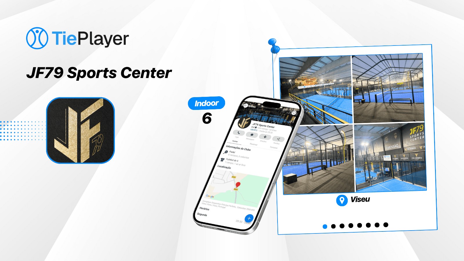 Reserva campo de padel no JF79 Sports Center
