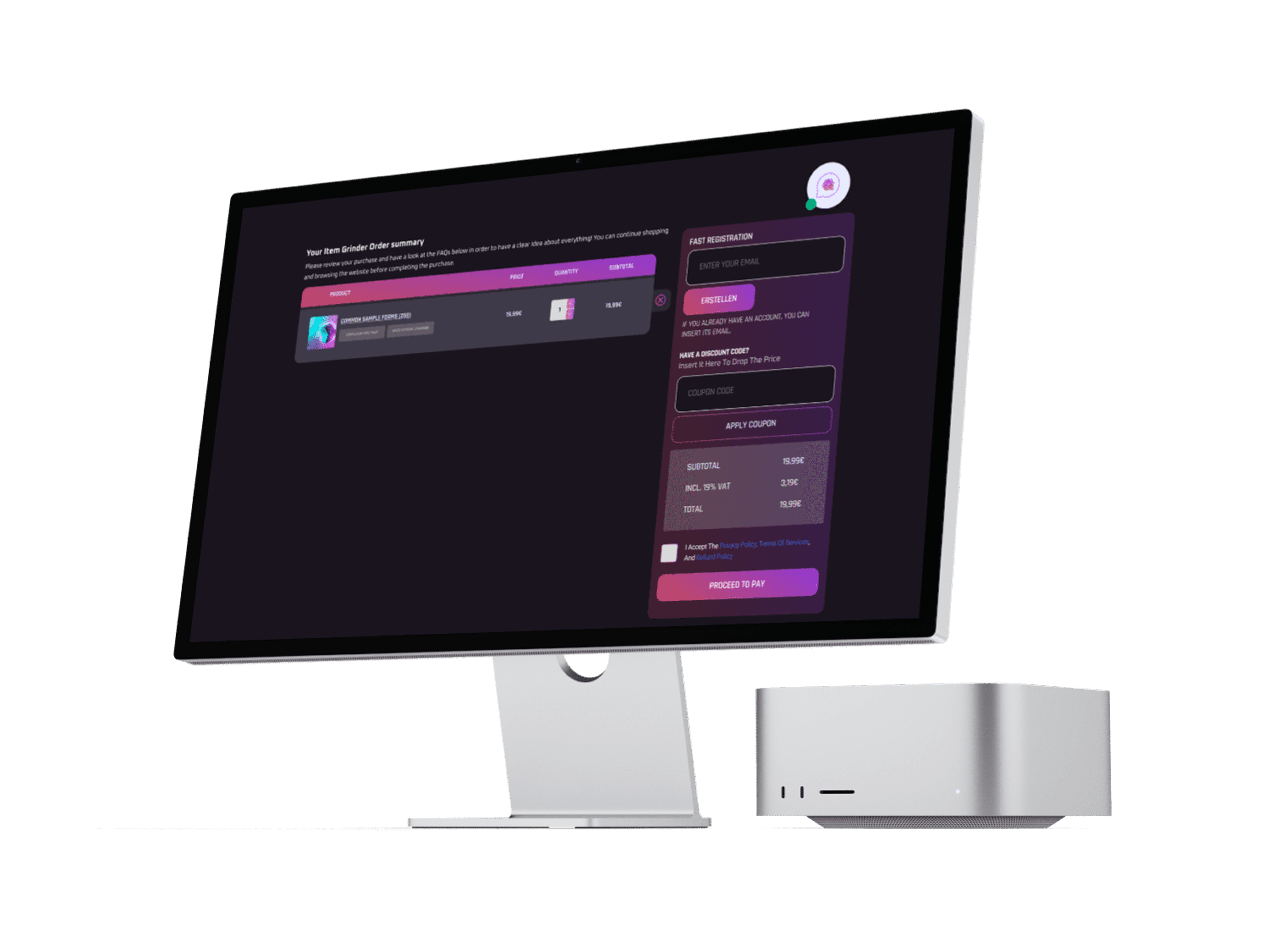 Item Grinder – Gaming Assets Marketplace