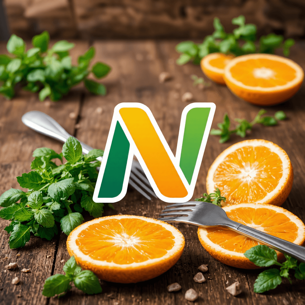 product photography of a logo of a food company