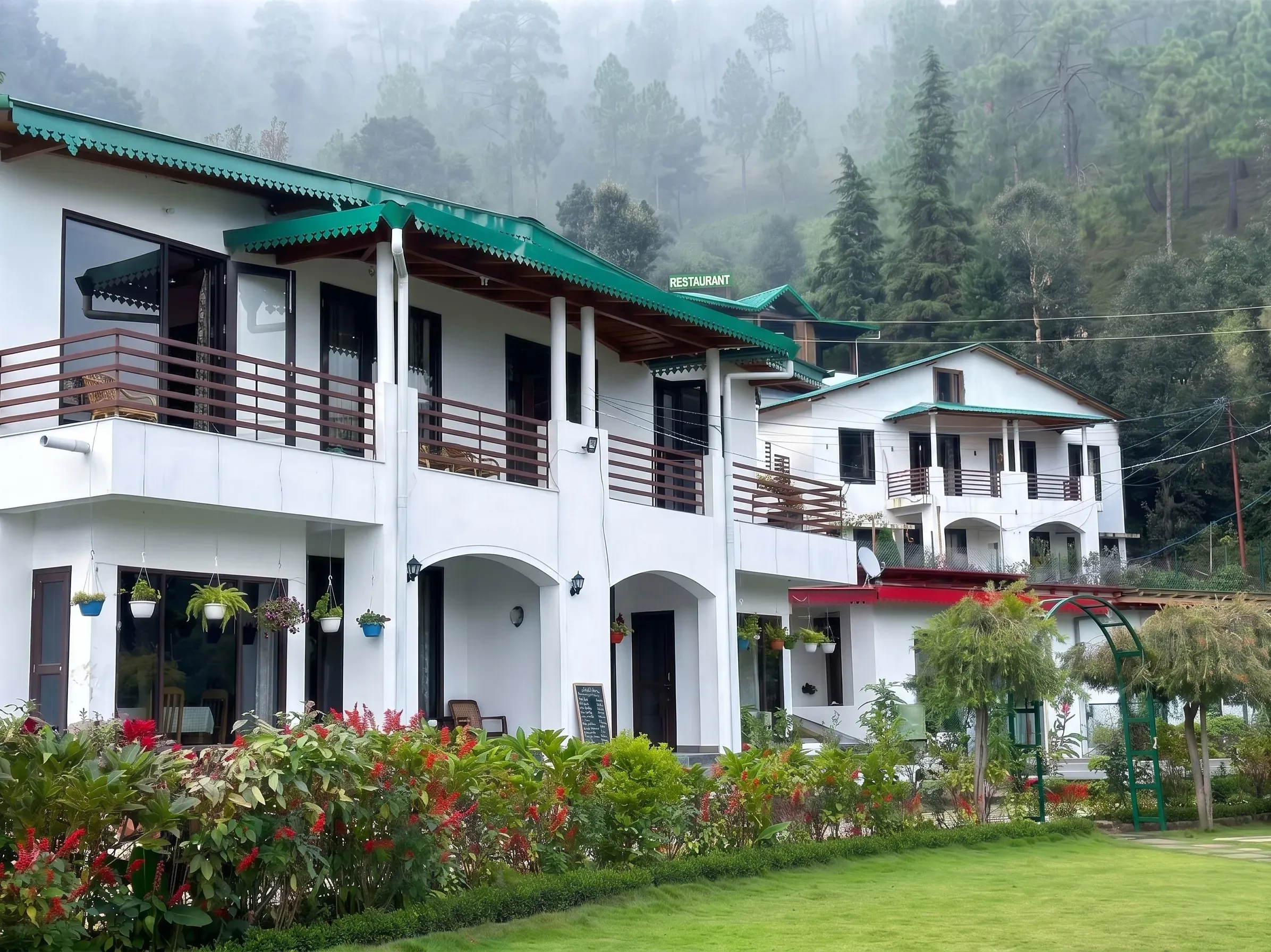 Luxestay hotel grounds and gardens
