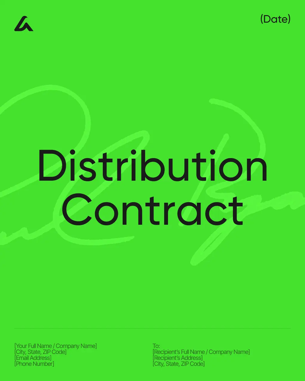 Distribution Contract