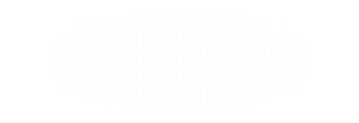 Oval grid of evenly spaced white dots forming a halftone gradient against a black field