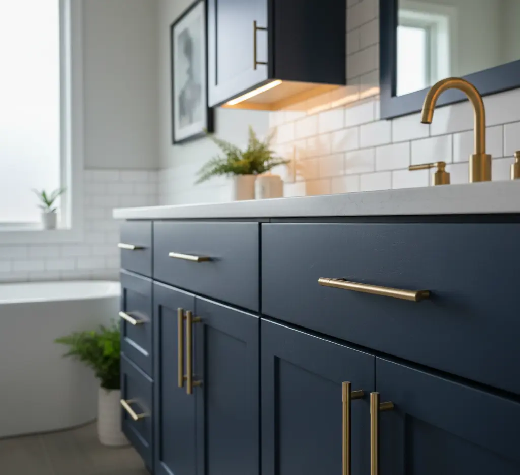 Bath Cabinet repaint