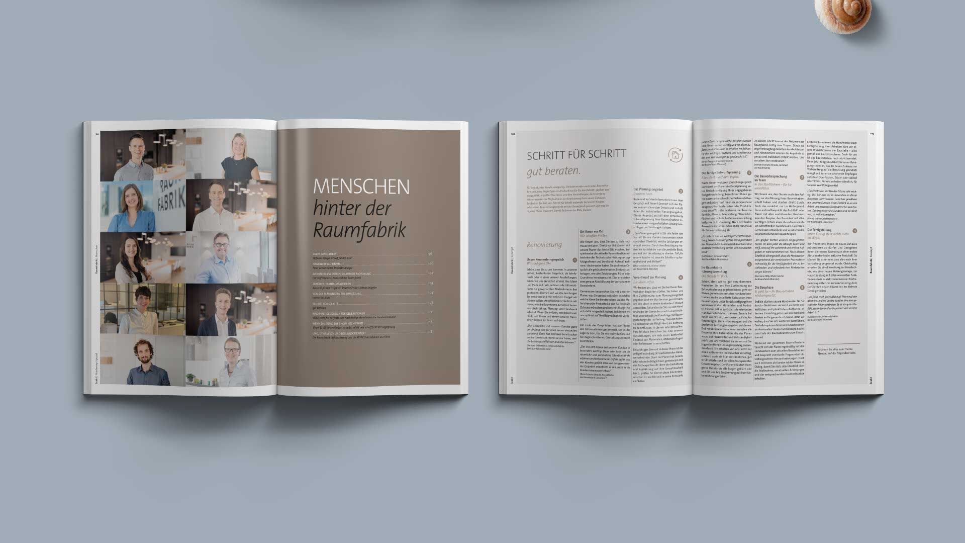 Magazindetail – visuell starke Verbindung von Text und Analyse