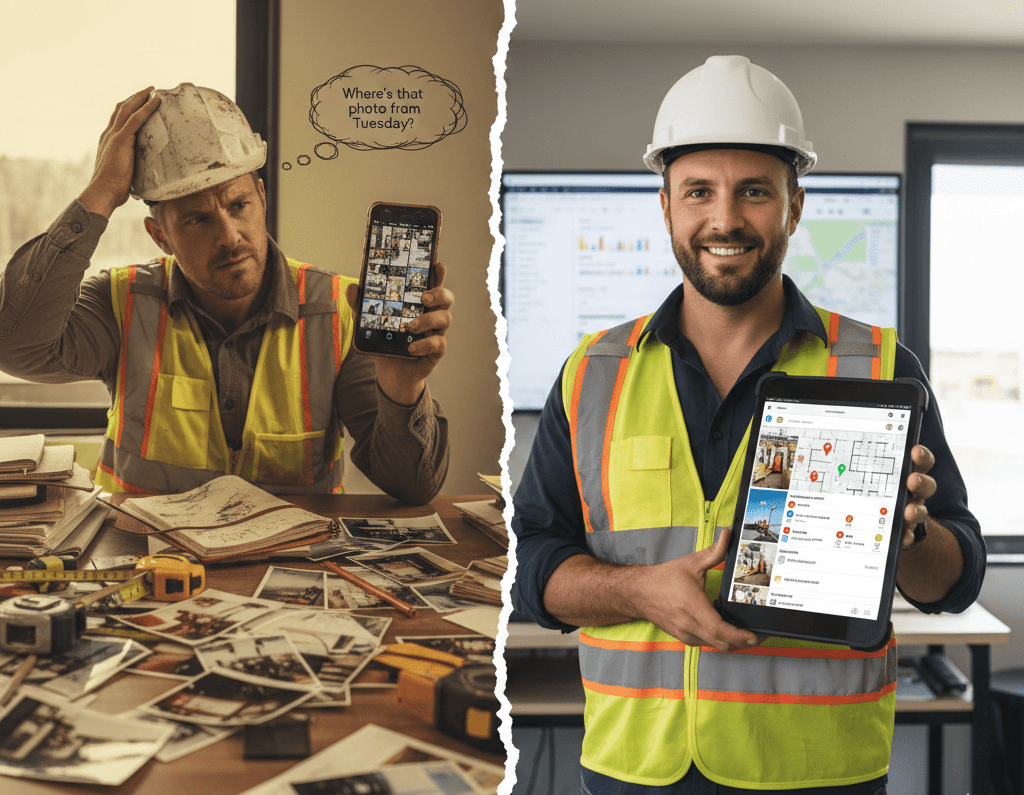 Contractor struggling with photo management