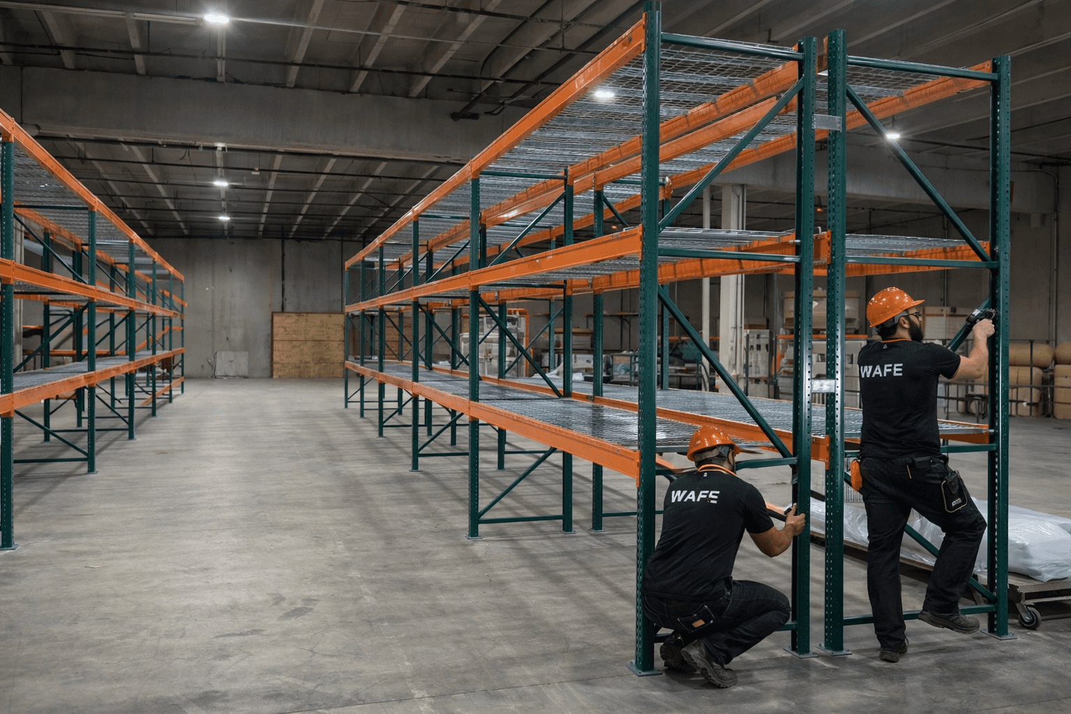 Modern building with closed windows