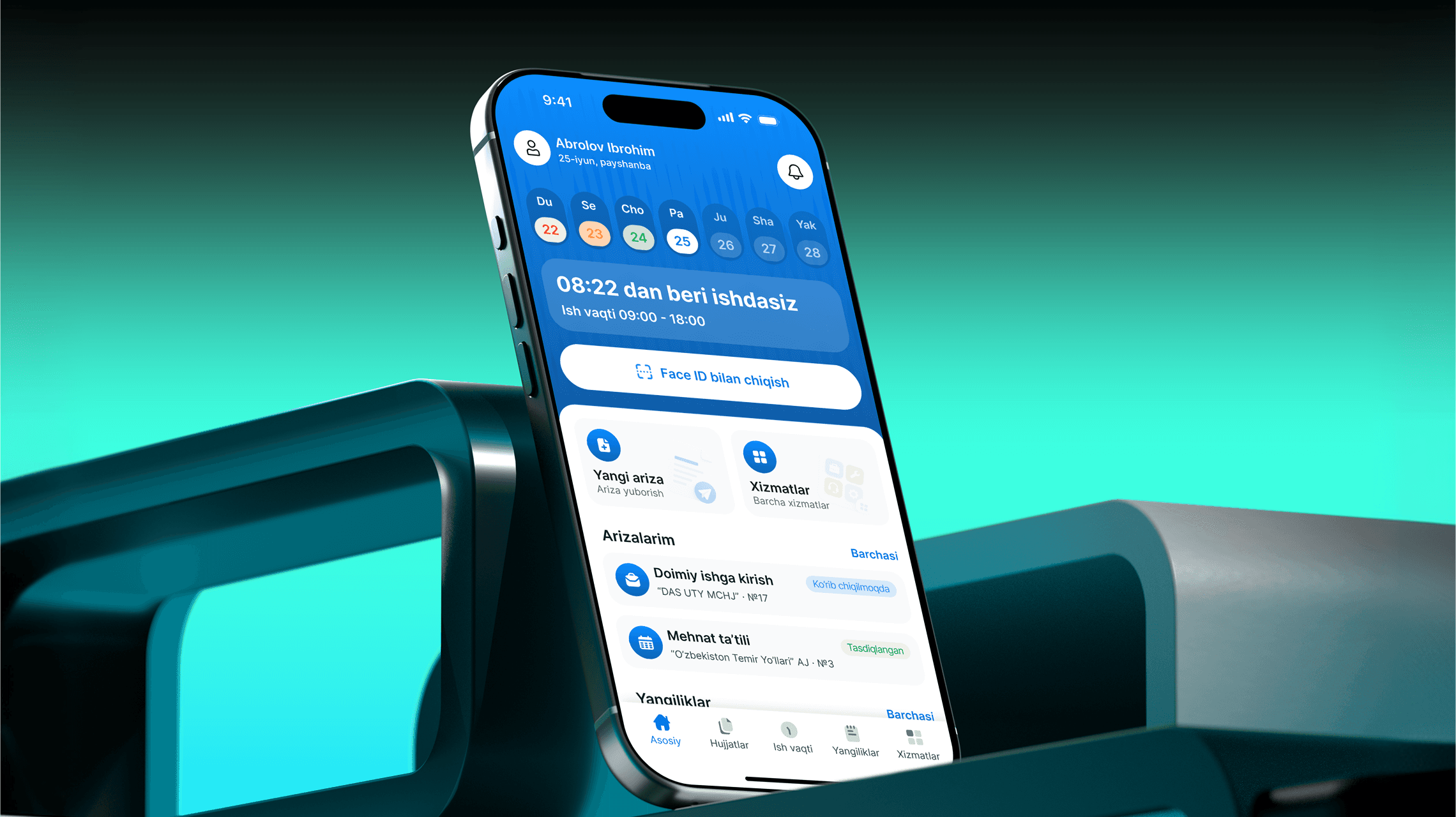 Rentli real estate marketplace UI on iMac — premium property discovery platform design with search filters and listings, UI/UX design 2026