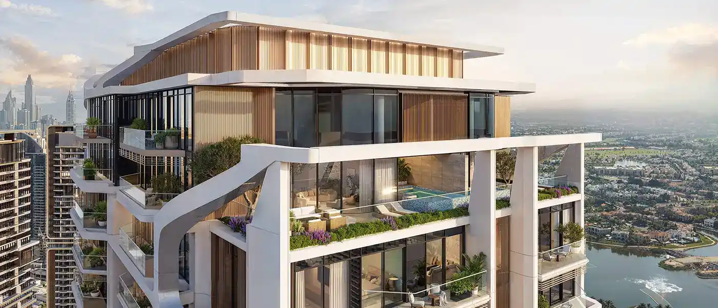 Eltiera Views, Dubai's tallest building, is in the construction phase, showcasing modern architectural design.