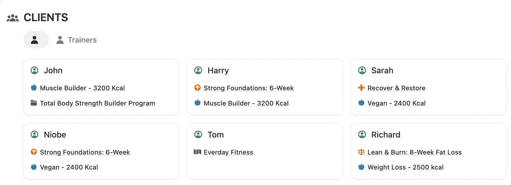 fitness coaching crm