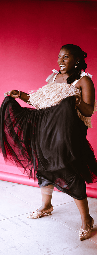 Dali Adekunle Creative Director and Actor in New York photo action headshots dancing