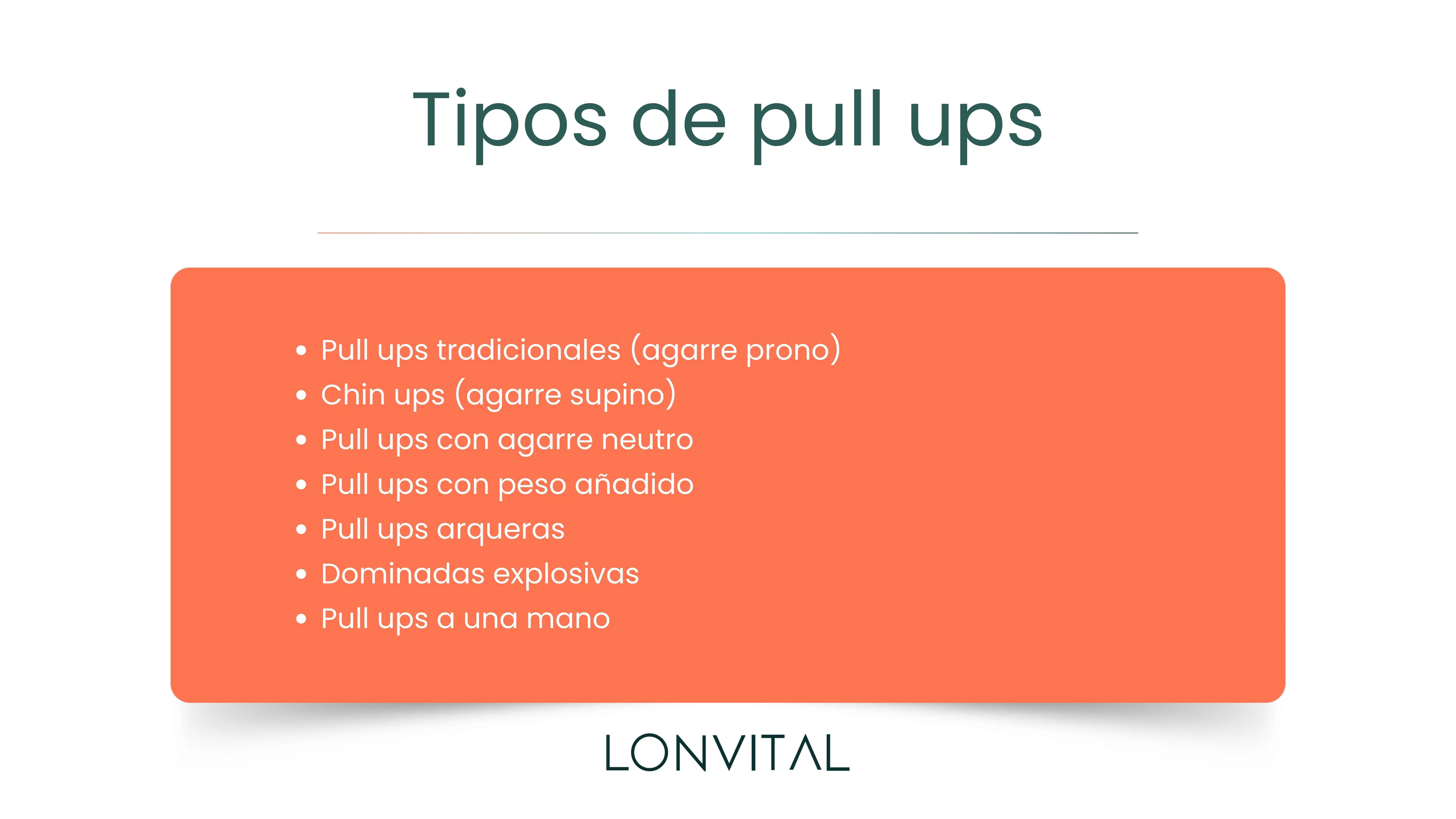 Tipos de pull ups