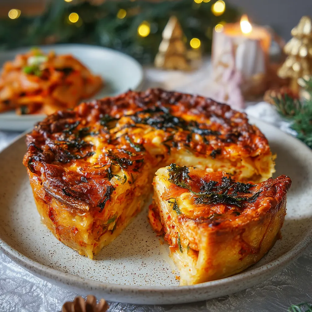 kimchi quiche