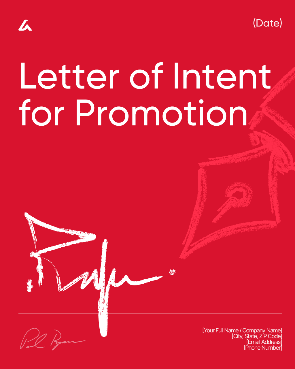 Letter of Intent for Promotion