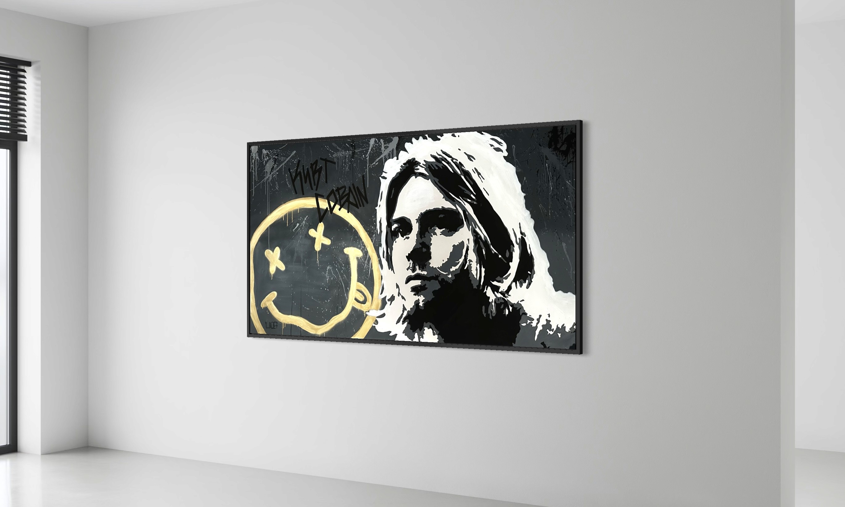 Nirvana Leinwand - Pop Art Style