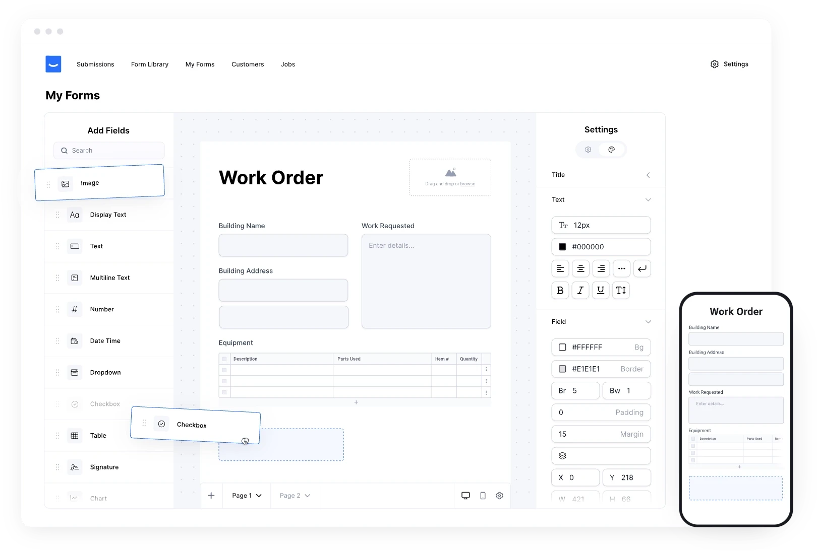 mobile inspection forms software