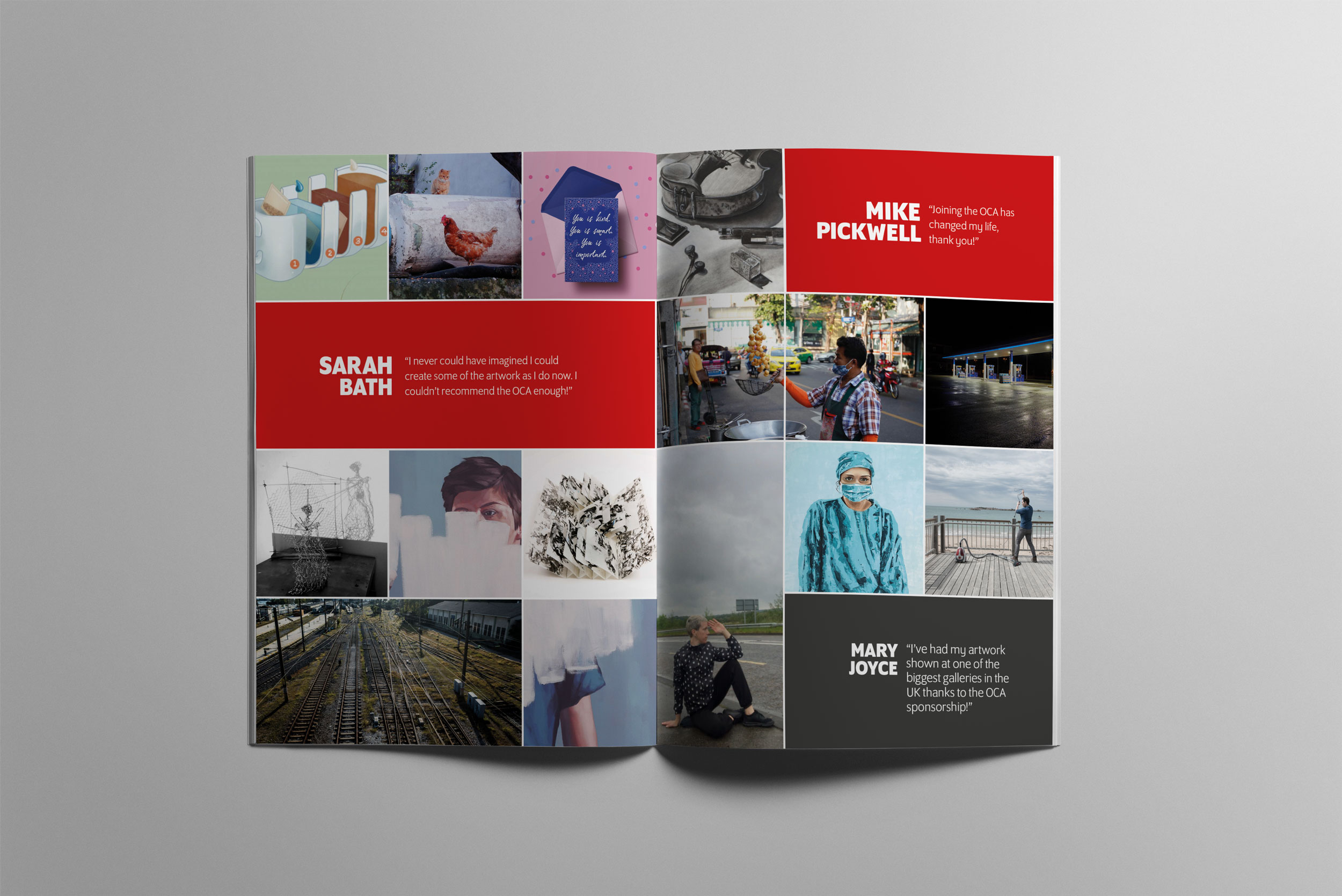 Open College of the Arts prospectus design