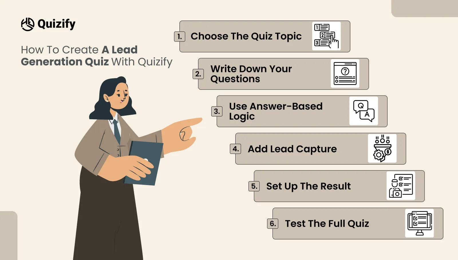 How to create a lead generation quiz with Quizify