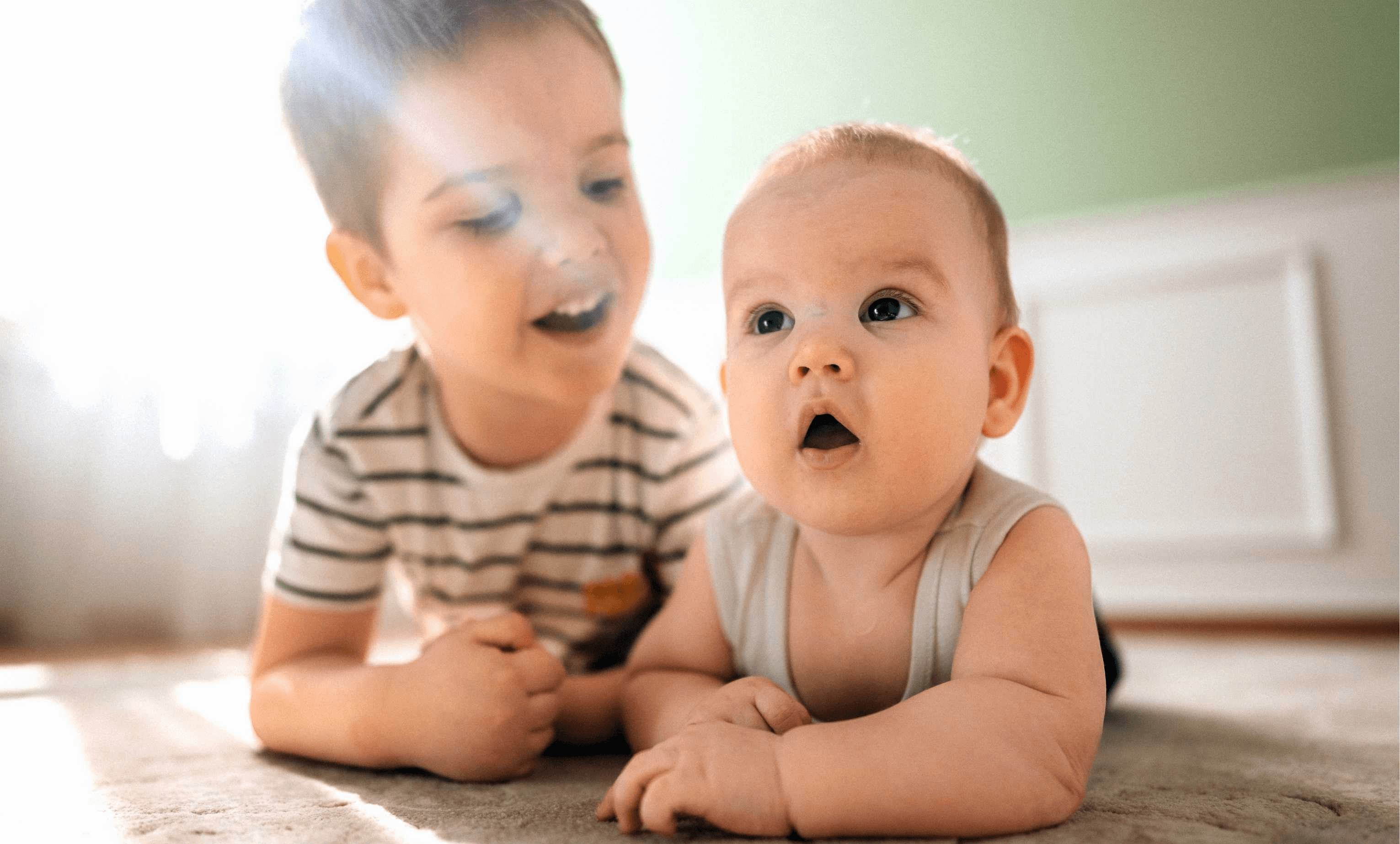 Toddler and baby in Richmond, VA
